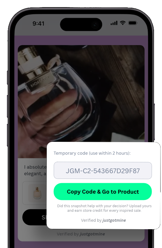 Snapshot mockup